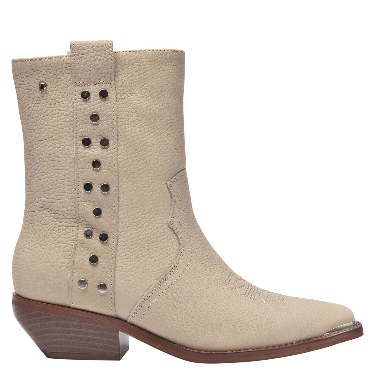 POLLINI - Botín Mujer Cuero Baige Pollini