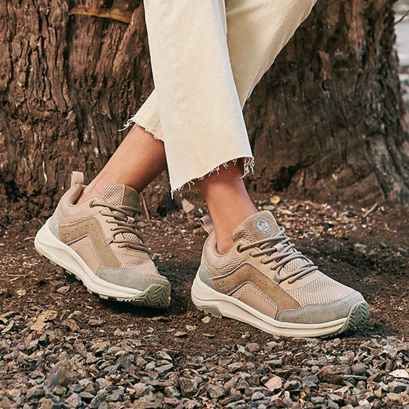 PANAMA JACK - Zapatilla Urbana Mujer Cuero Beige Panama Jack