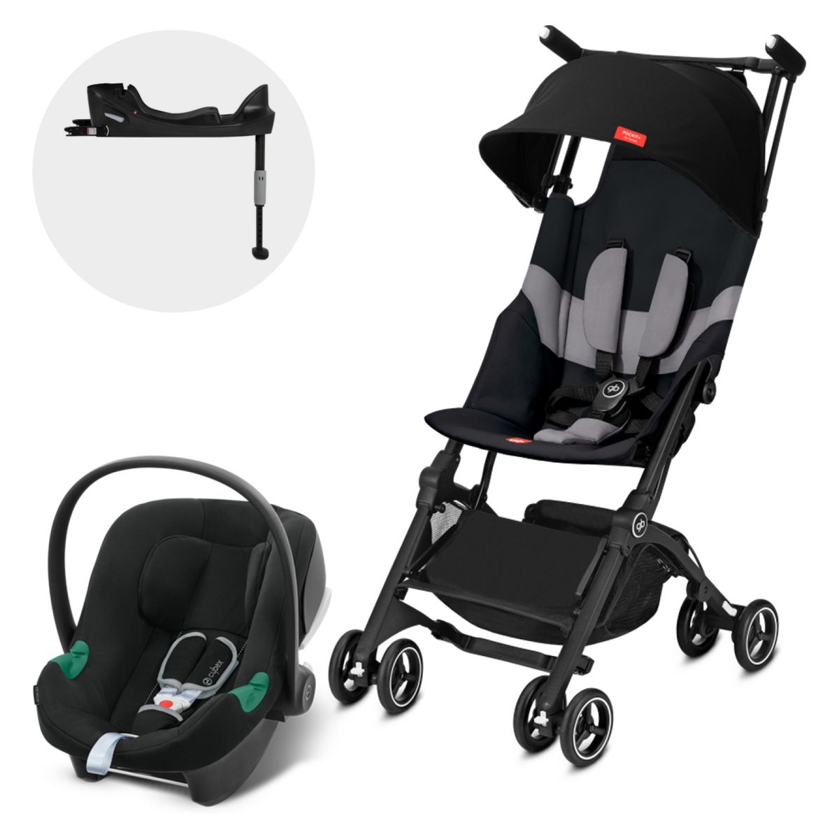 GB - Coche Travel System Pockit At Black Aton B2 Gb