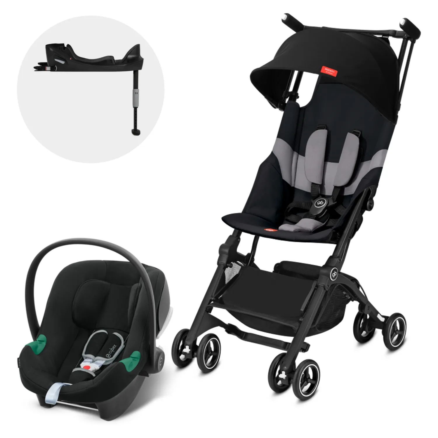 GB Coche Travel System Pockit At Black Aton B2 Gb | Falabella Chile