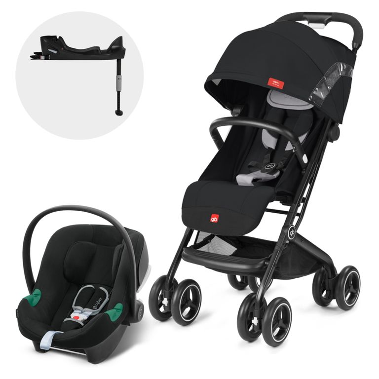 Coche Travel System Qbit At Black Aton B2
