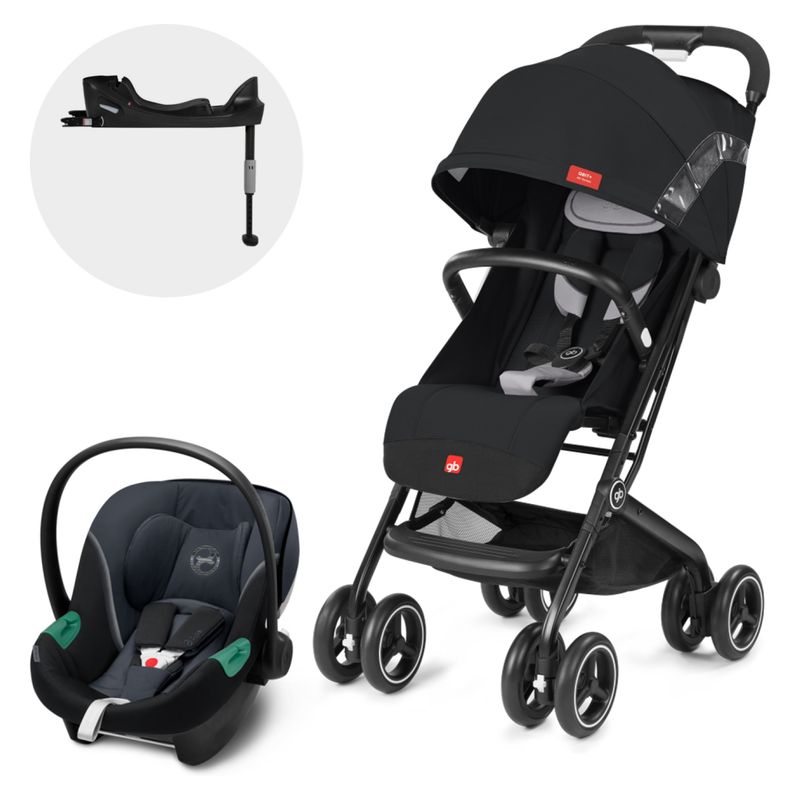 GB - Coche Travel System Qbit At Black Aton S2 Gb