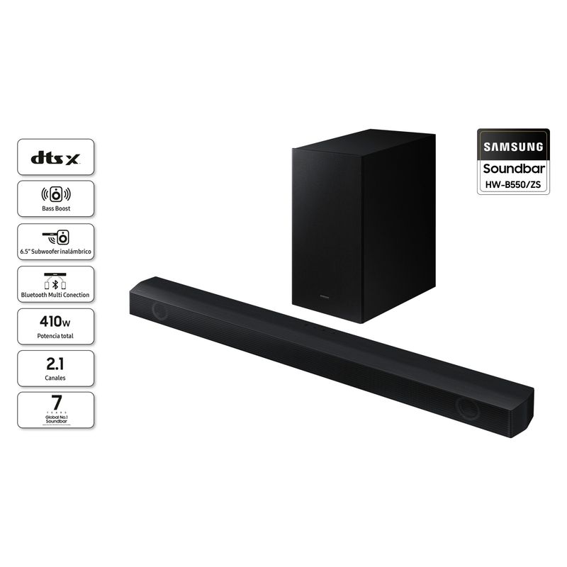 SAMSUNG - Soundbar Hw-B550 2.1 Ch Samsung