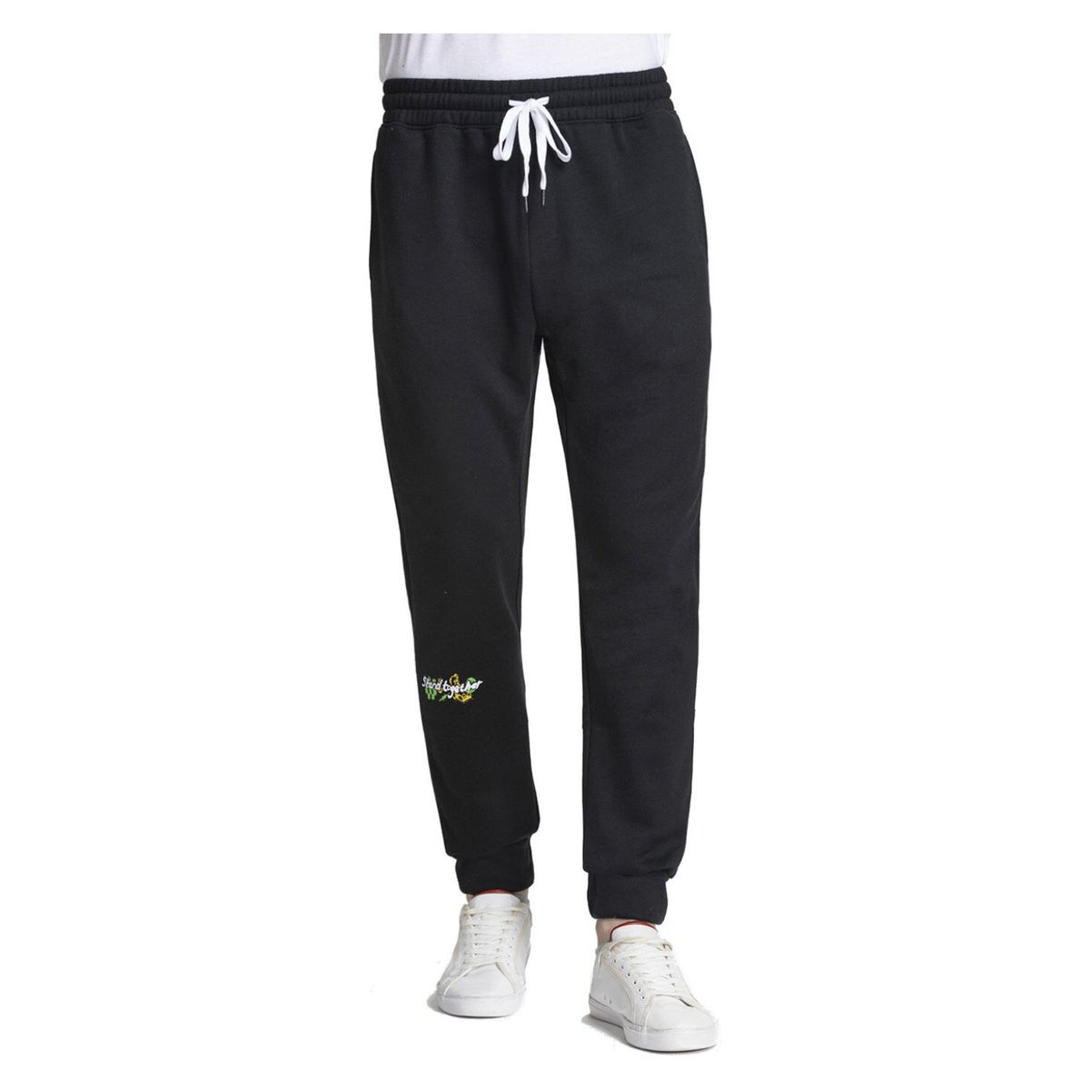 FASHION'S PARK - Pantalon Hombre Buzo Jogger Negro