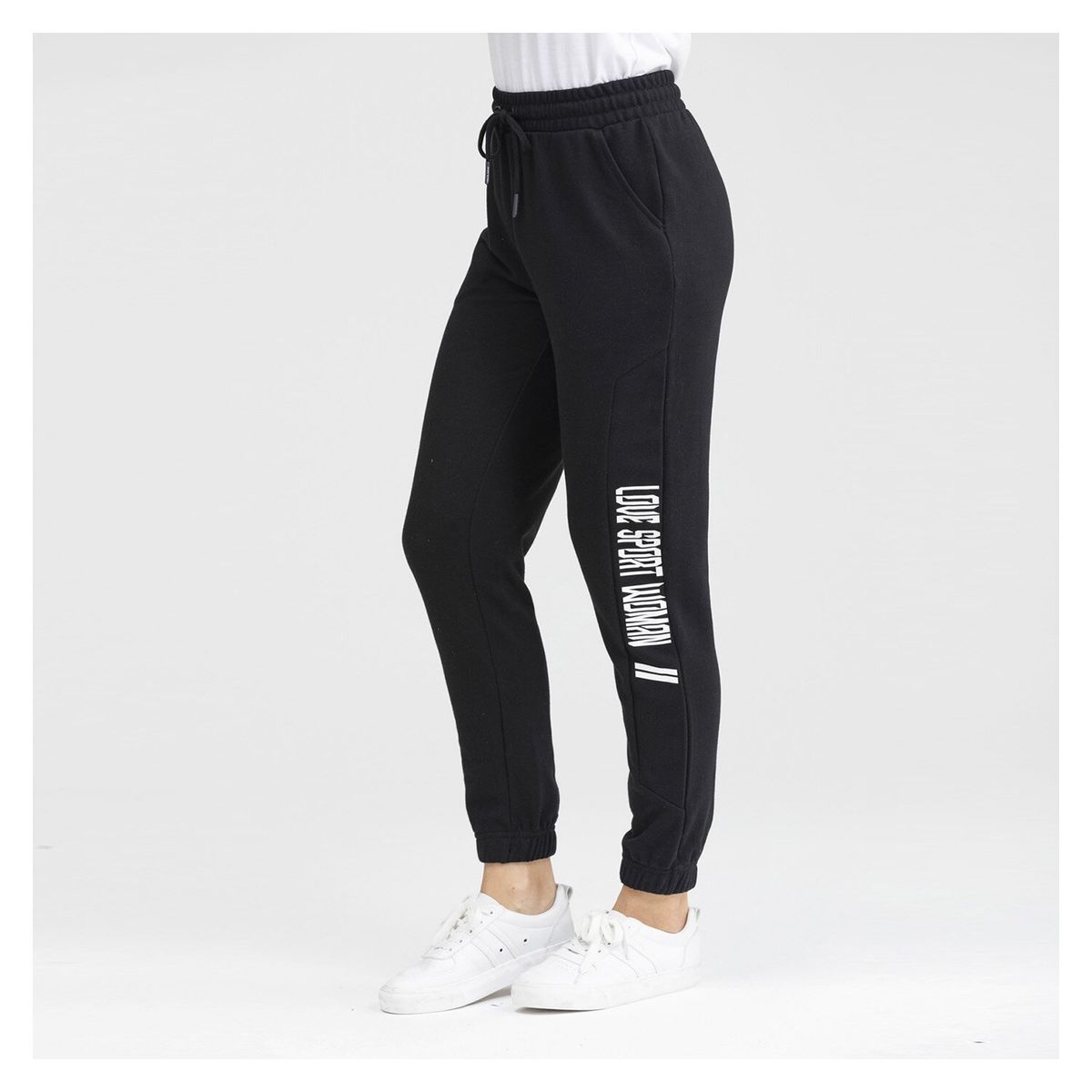 FASHION'S PARK - Pantalon Buzo Mujer D Fsp Jogger Tape Costado