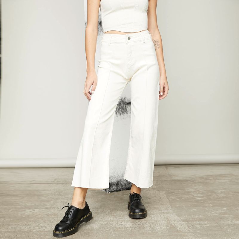 AMERICANINO - Americanino Jeans Culotte Tiro Medio Mujer