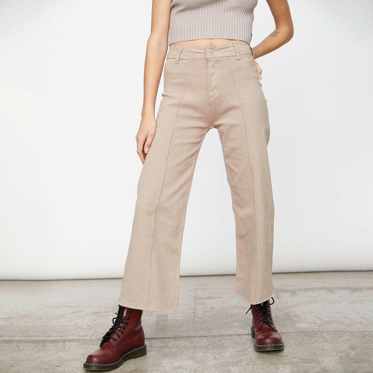 AMERICANINO - Americanino Jeans Culotte Tiro Medio Mujer