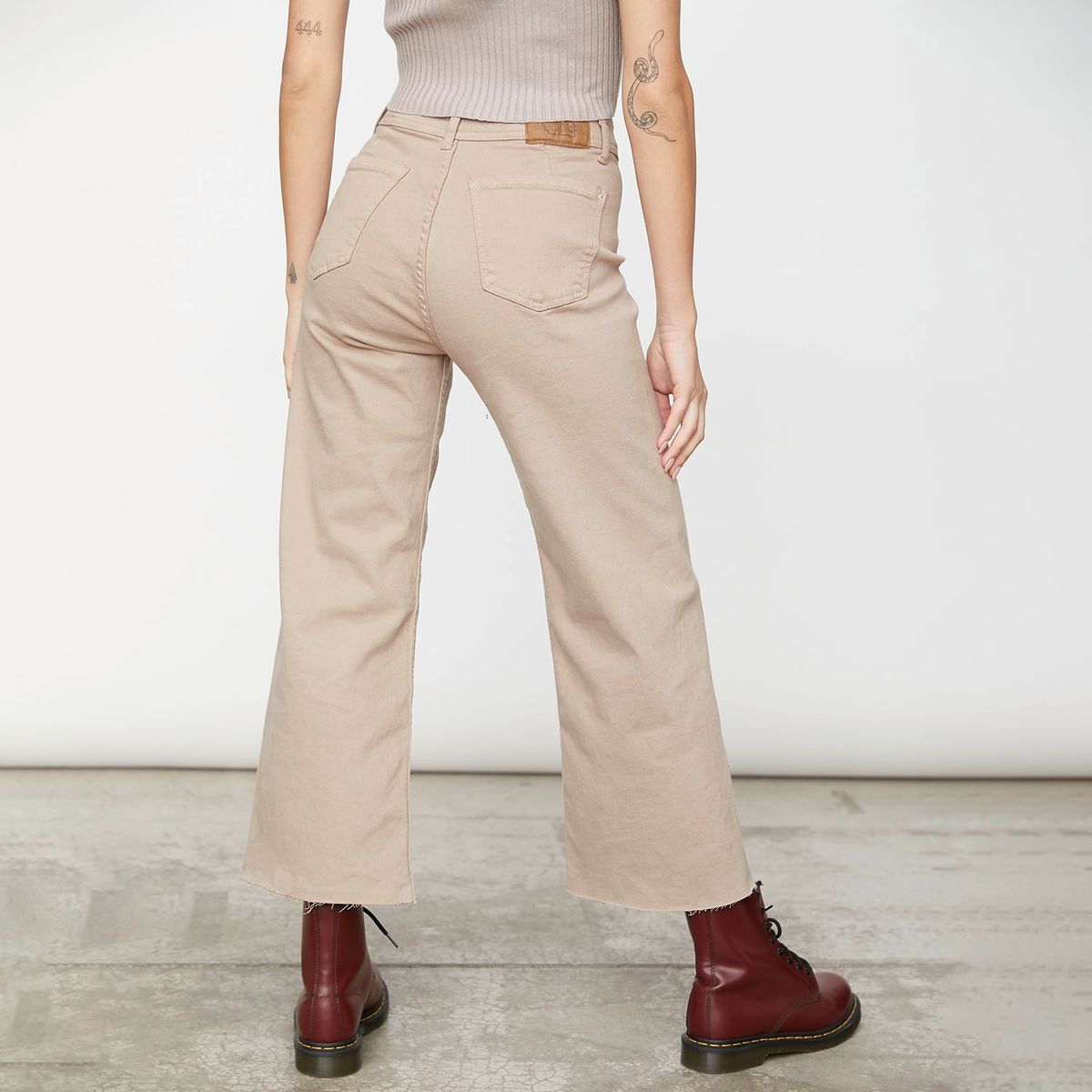 AMERICANINO - Americanino Jeans Culotte Tiro Medio Mujer