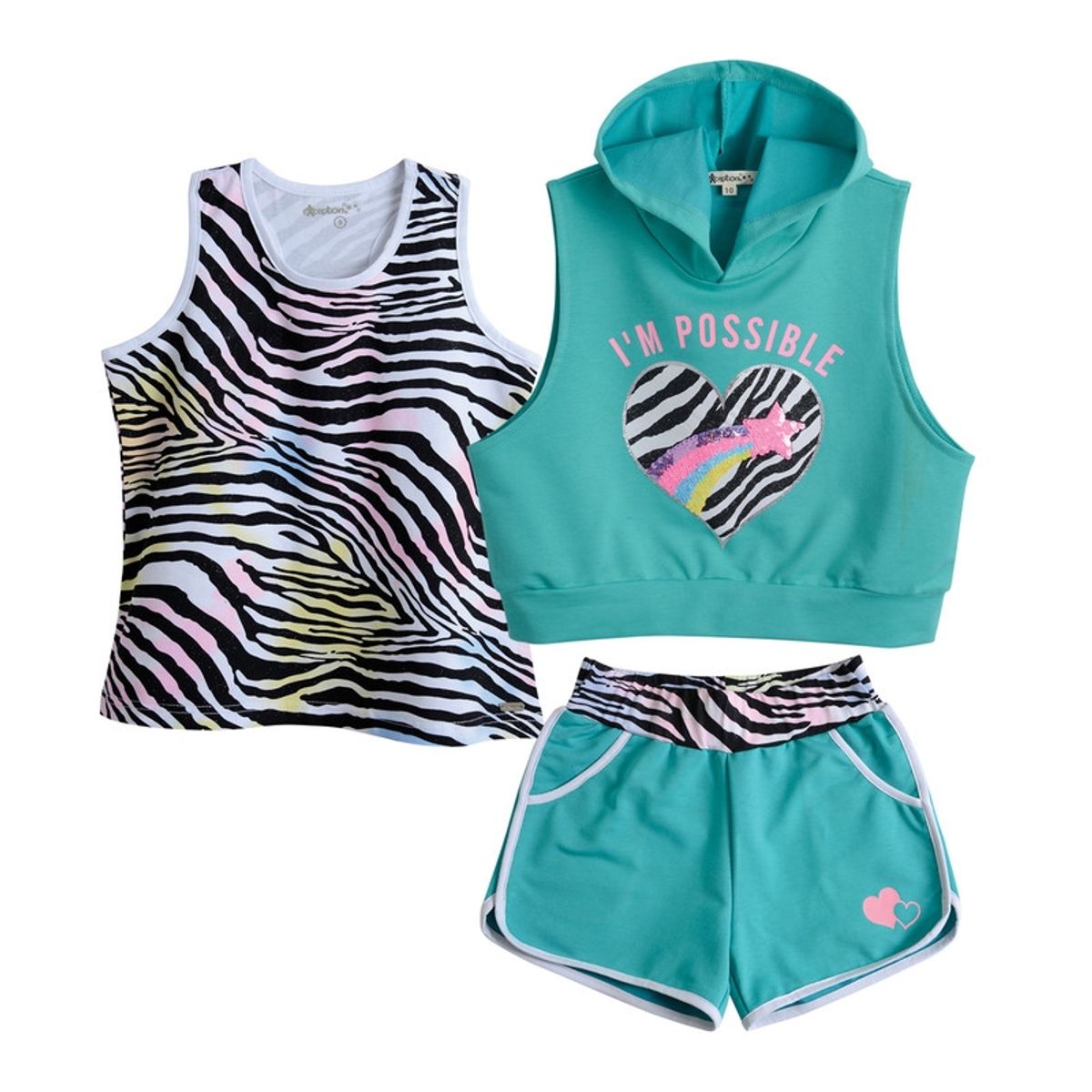 EXCEPTION - Conjunto Deportivo Niña 3 Piezas