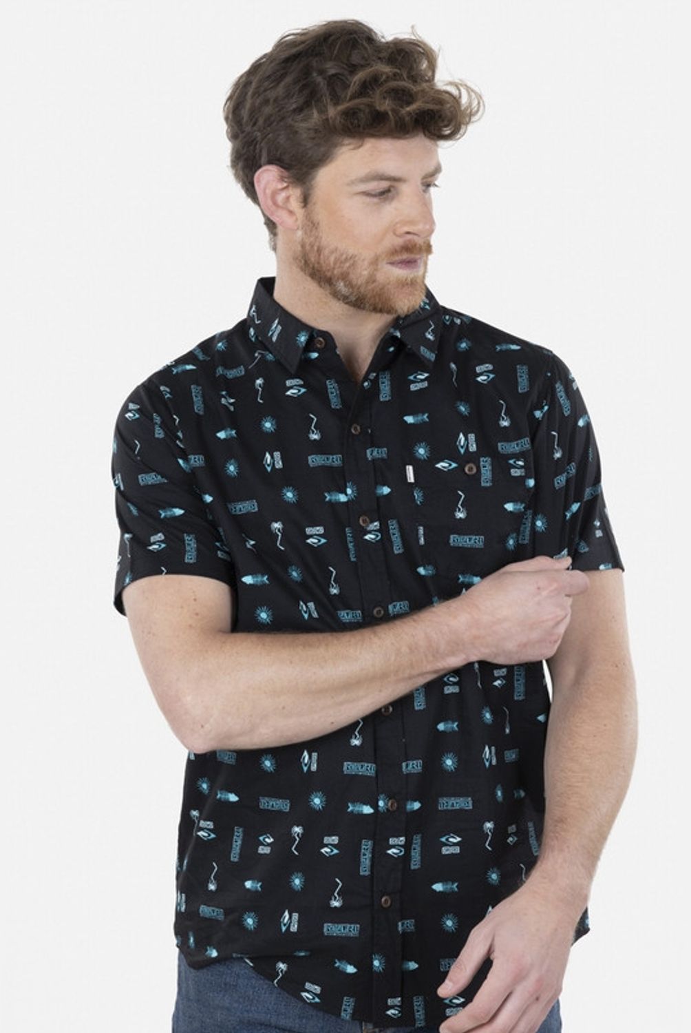 RIP CURL - Camisa Manga Corta 6C429 Multicolor