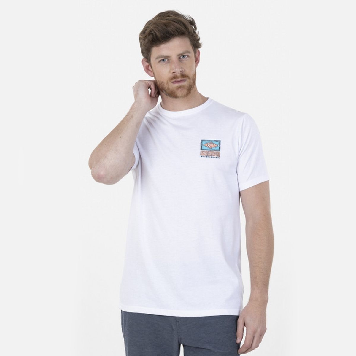 RIP CURL - Polera Manga Corta 6P282 Blanco