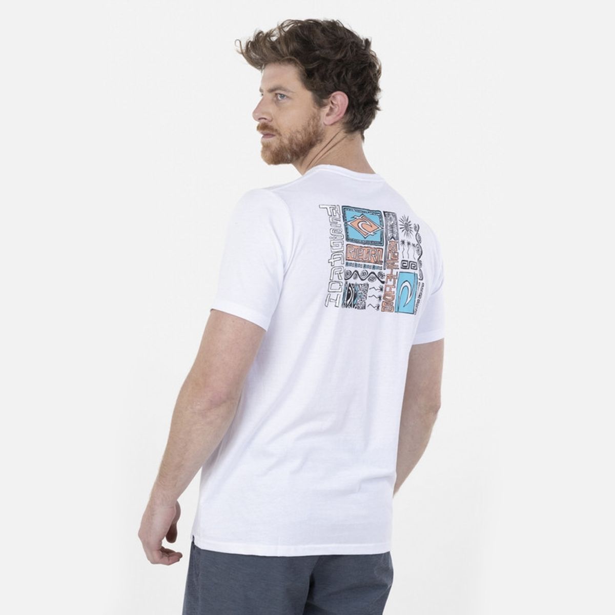 RIP CURL - Polera Manga Corta 6P282 Blanco