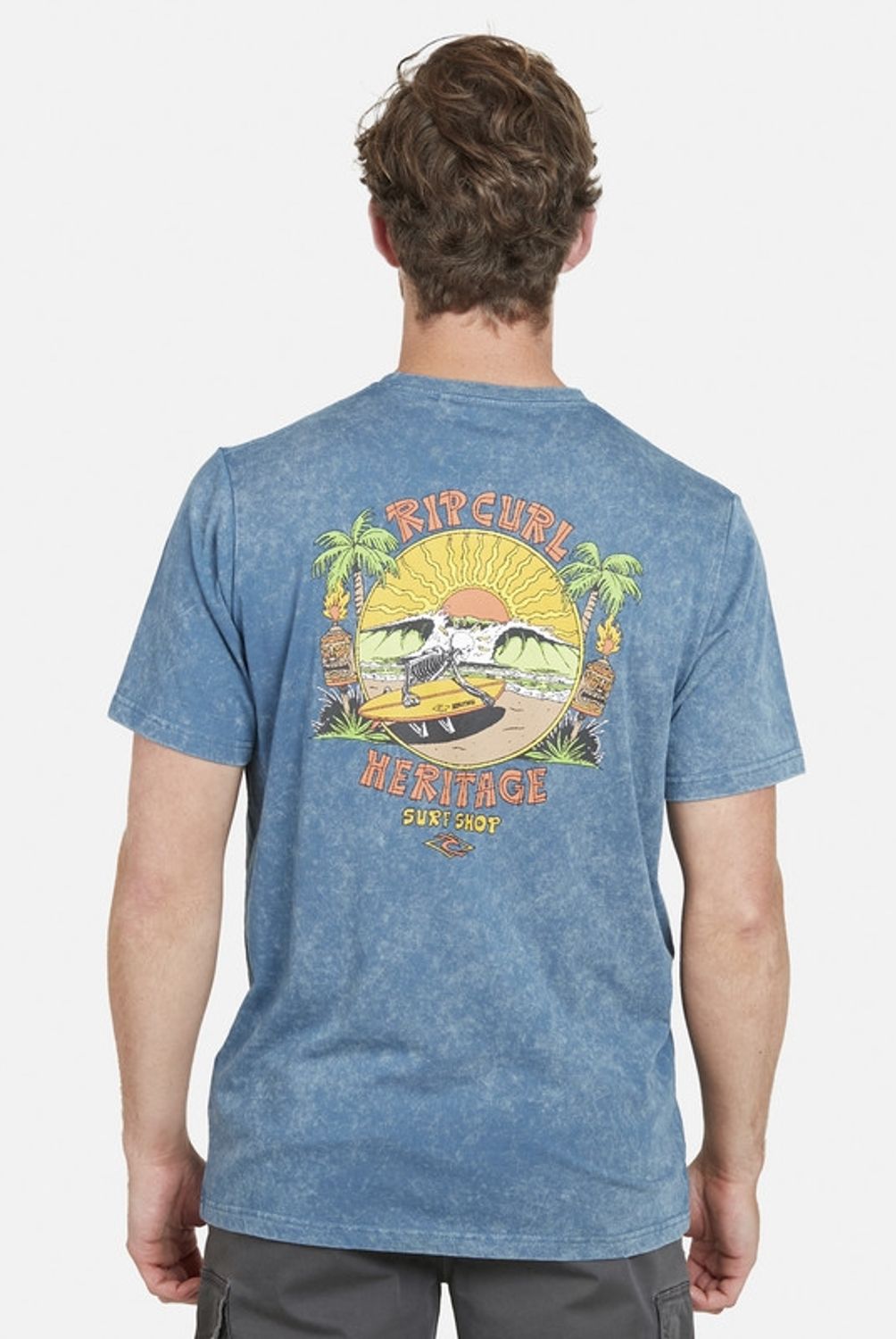 RIP CURL - Polera Manga Corta 6P277 Denim