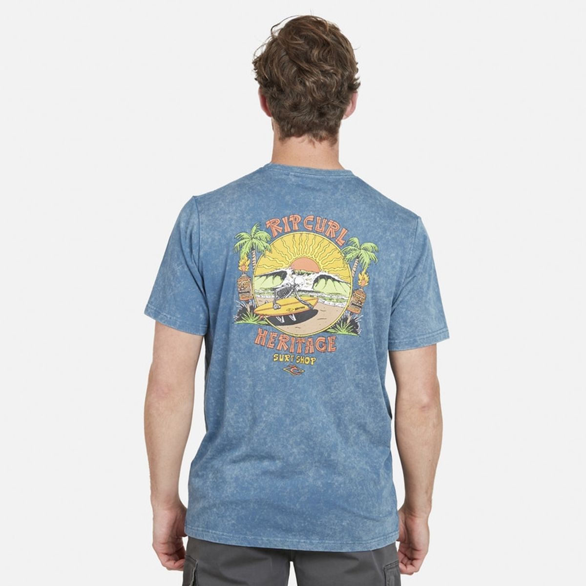 RIP CURL - Polera Manga Corta 6P277 Denim