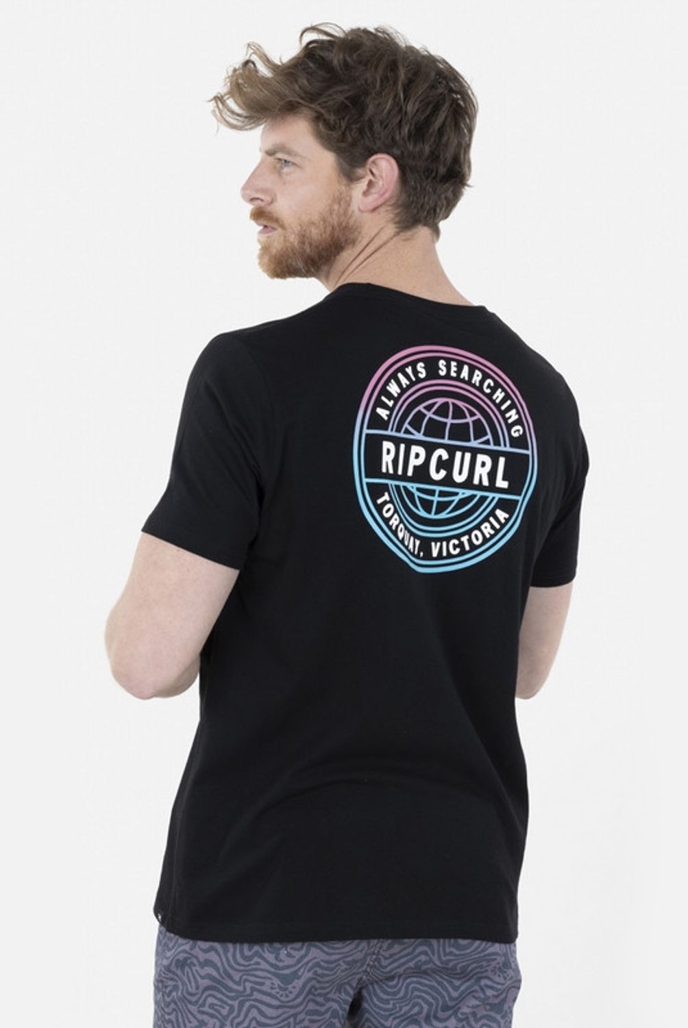 RIP CURL - Polera Manga Corta 6P276 Negro
