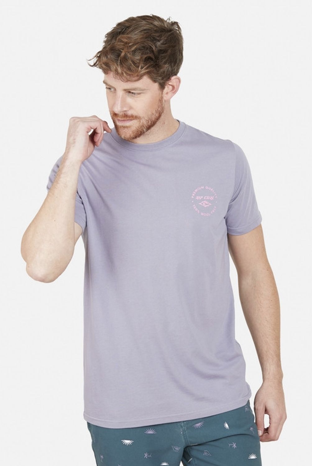 RIP CURL - Polera Manga Corta 6P266 Morado