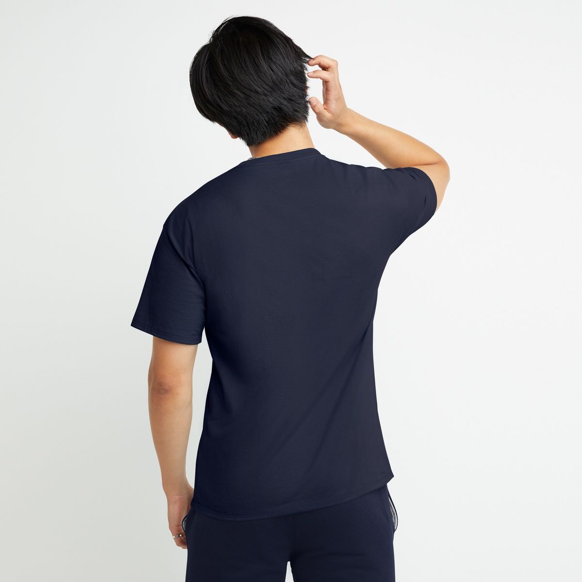 CHAMPION - Polera Manga Corta Algodón Hombre Champion