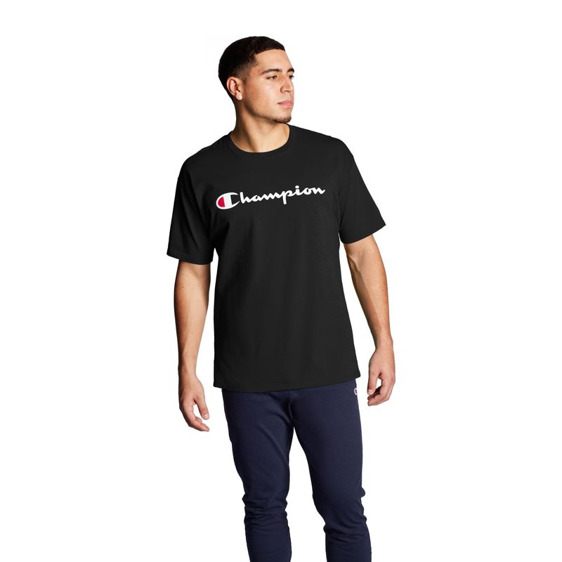CHAMPION - Polera Manga Corta Algodón Hombre Champion