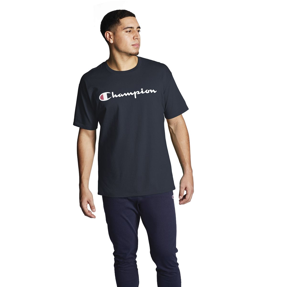 CHAMPION - Polera Manga Corta Algodón Hombre Champion