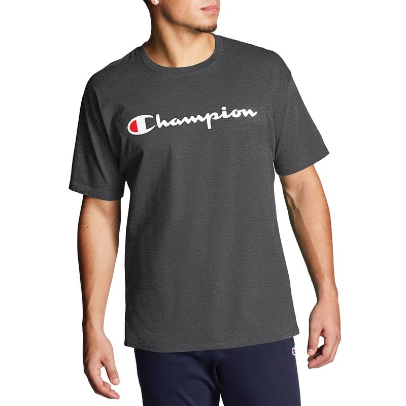 CHAMPION - Polera Manga Corta Algodón Hombre Champion