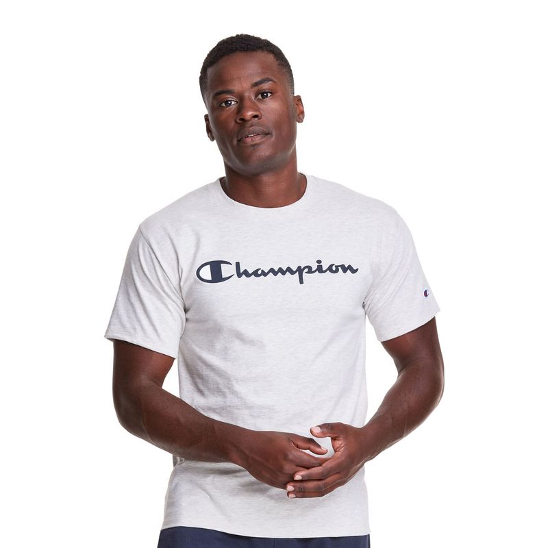 CHAMPION Polera Manga Corta Algodón Hombre Champion