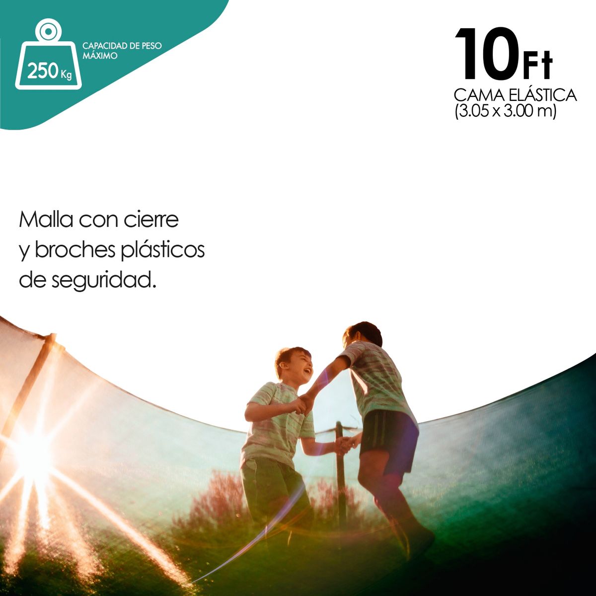 GLOWUP - Cama Elástica 3.00 Mts Glowup