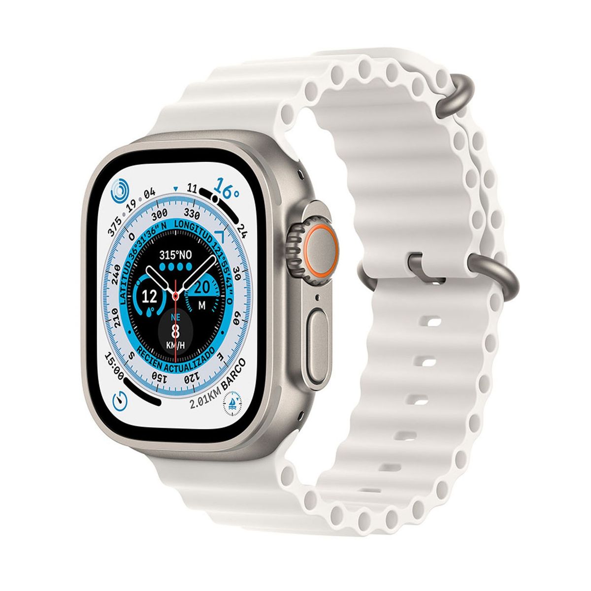 APPLE - Apple Watch Ultra (49mm, GPS+Cellular) - Titanio - Correa Ocean