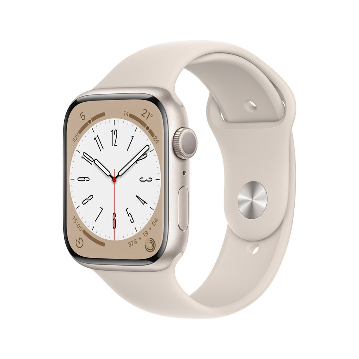 APPLE - Apple Watch Series 8 (45mm, GPS) - Caja de Aluminio
