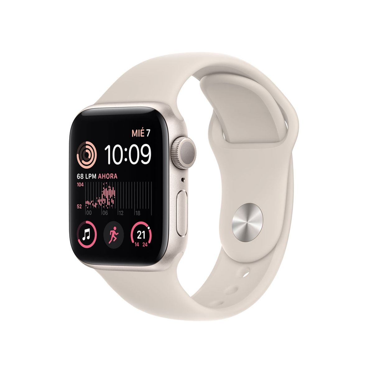 APPLE - Apple Watch SE (40mm, GPS) - Caja de Aluminio