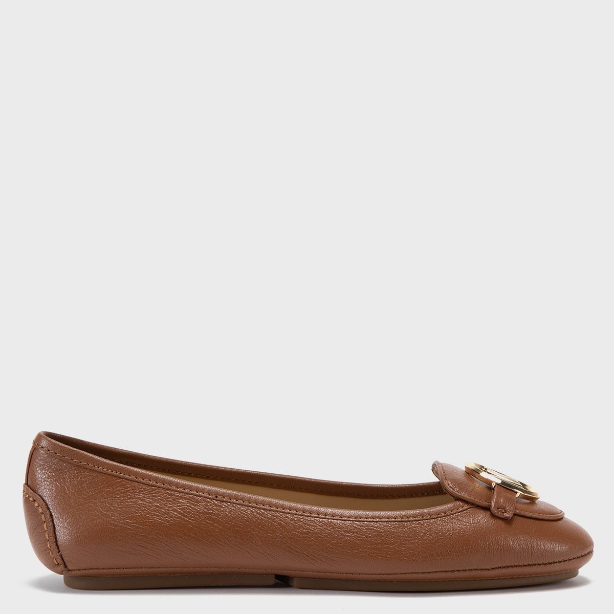 MICHAEL KORS - Ballerina Mujer Cuero Café Michael Kors