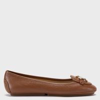 Ballerina Mujer Cuero Café