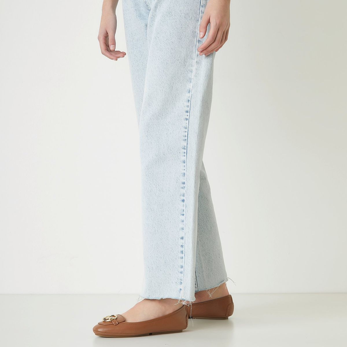 MICHAEL KORS - Ballerina Mujer Cuero Café Michael Kors