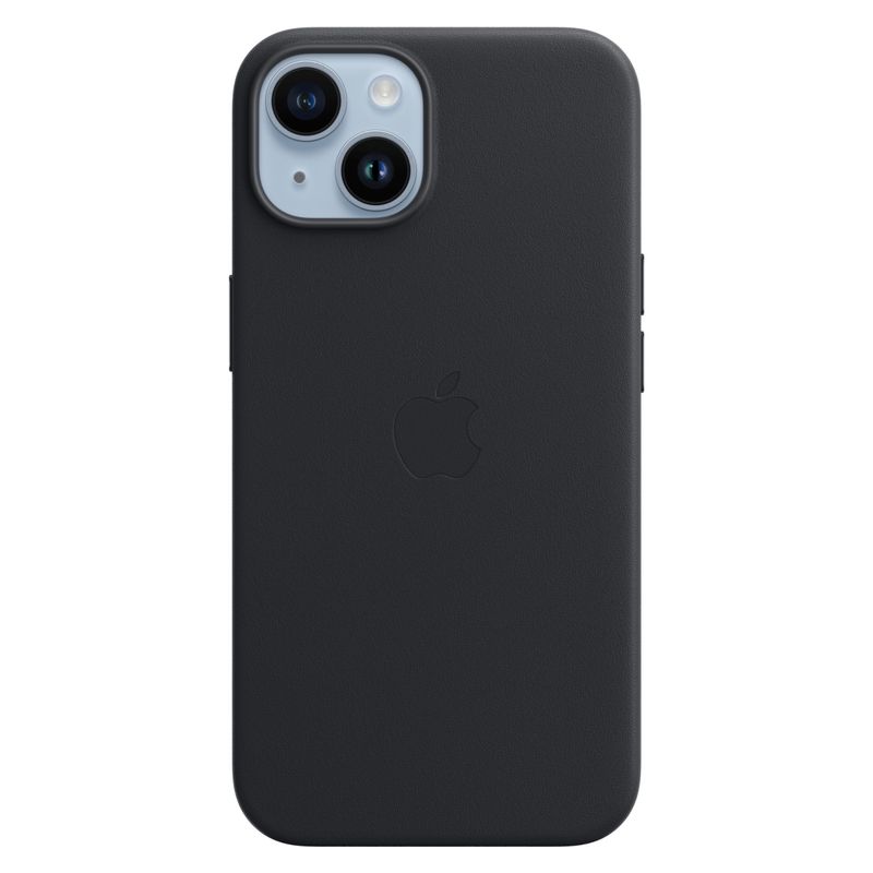 APPLE - Apple Carcasa De Cuero Con Magsafe Para Iphone 14 - Color Medianoche