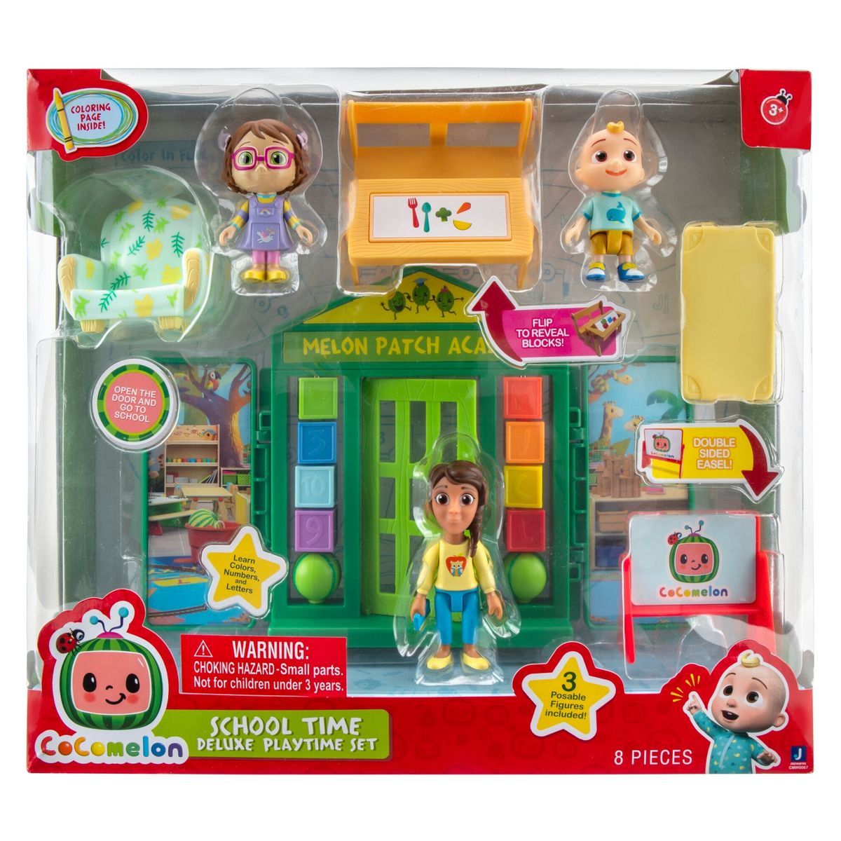 COCOMELON - Playset Escuela Deluxe Cocomelon