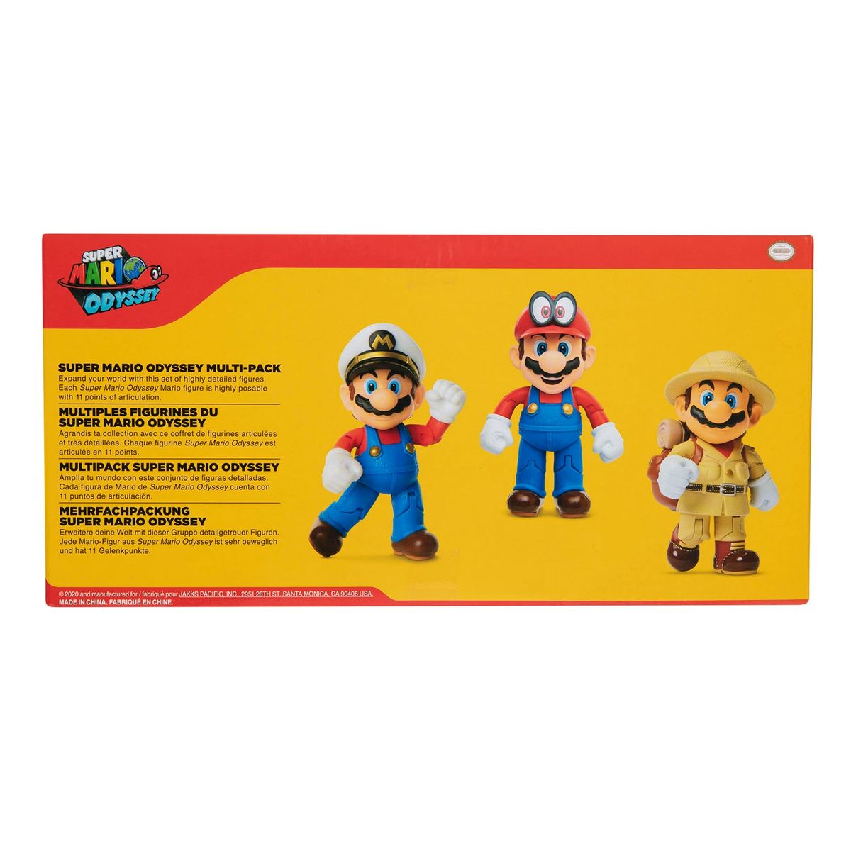 NINTENDO - Pack Figura Super Mario Odyssey X3 4 Nintendo