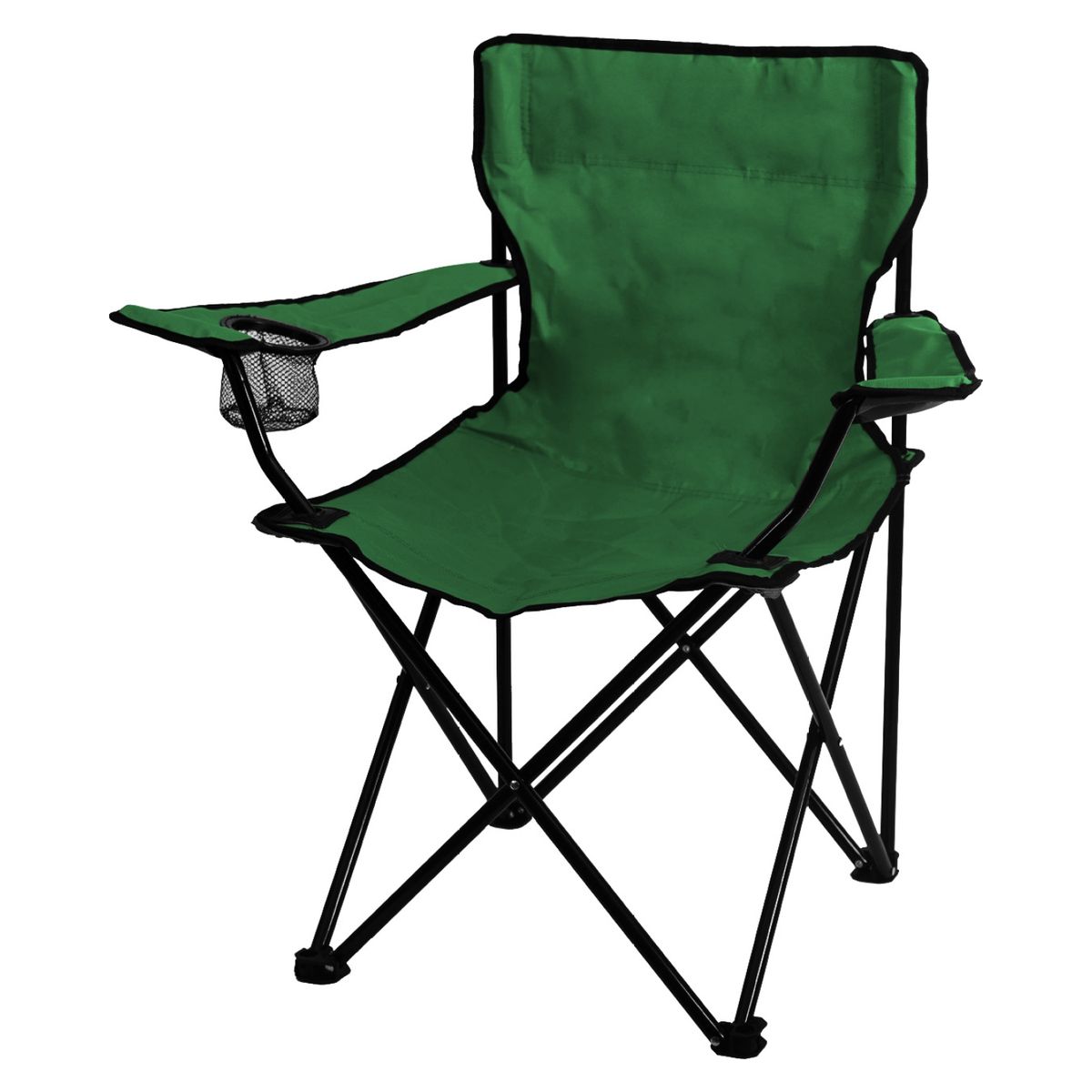  - Silla Camping con Apoyabrazos Verde