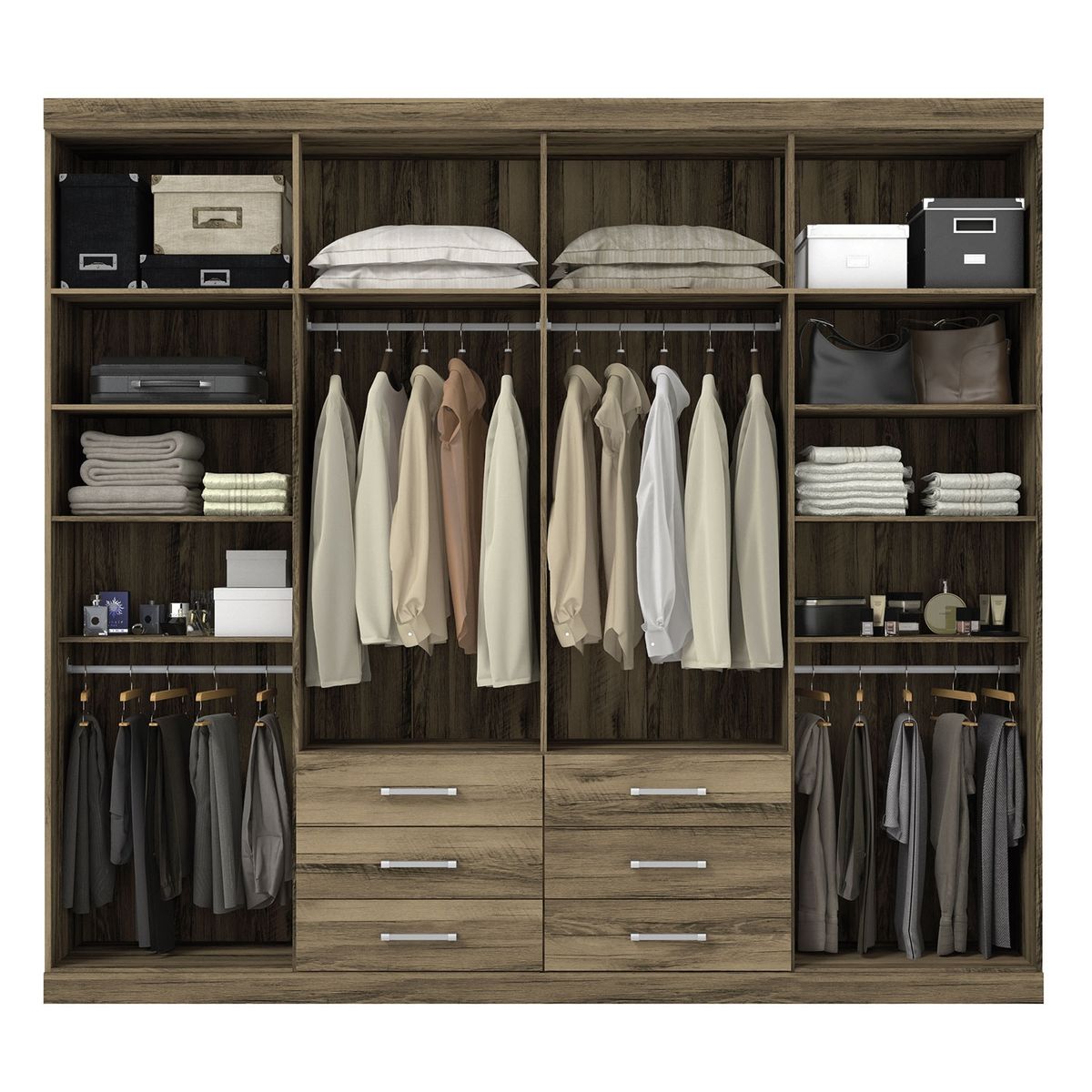 ALTAVISION - Clóset 8 Puertas 6 Cajones Master Altavisión