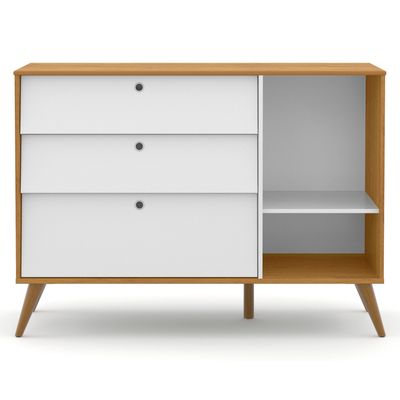 Imagen 2 del producto Cómoda con Puerta Gold Miel/Blanco