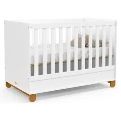 KIDSCOOL - Cuna Madera New Zupi Blanca