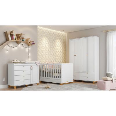 Imagen 2 del producto Cuna Madera New Zupi Blanca