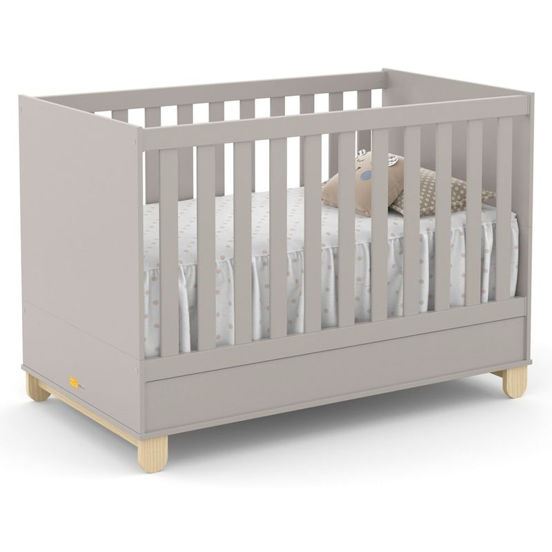 KIDSCOOL - Cuna Madera New Zupi Gris Kidscool
