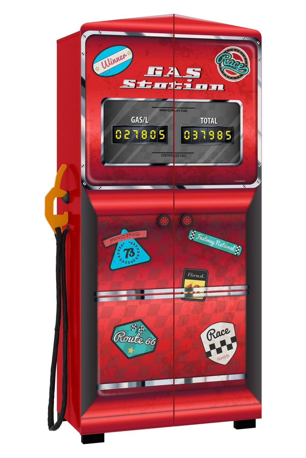 KIDSCOOL - Clóset Infantil Rojo Estación D Gas Kidscool