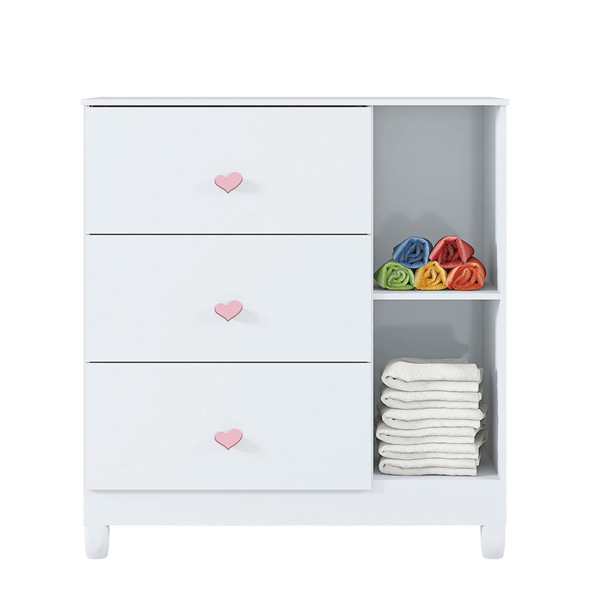 KIDSCOOL - Cómoda Infantil Con Puerta Sofia Blanco Kidscool