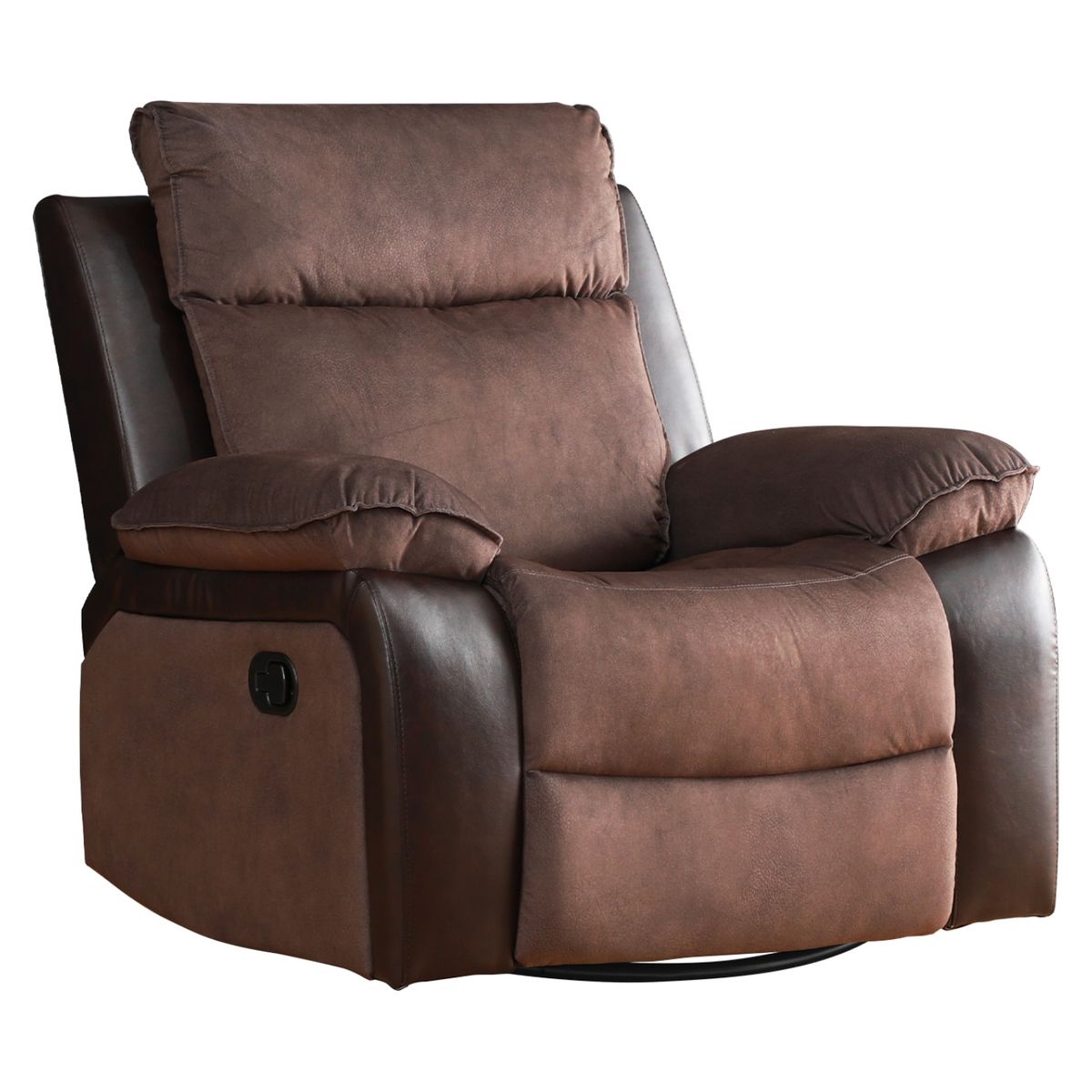 MICA - Sillón Berger Brunei Mecedora y Giratorio Mix Café Mica