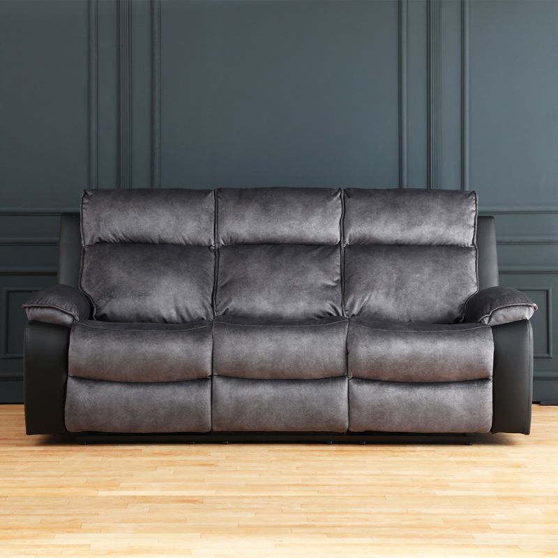 MICA - Sofá Reclinable 3 Cuerpos Brunei Mix Mica