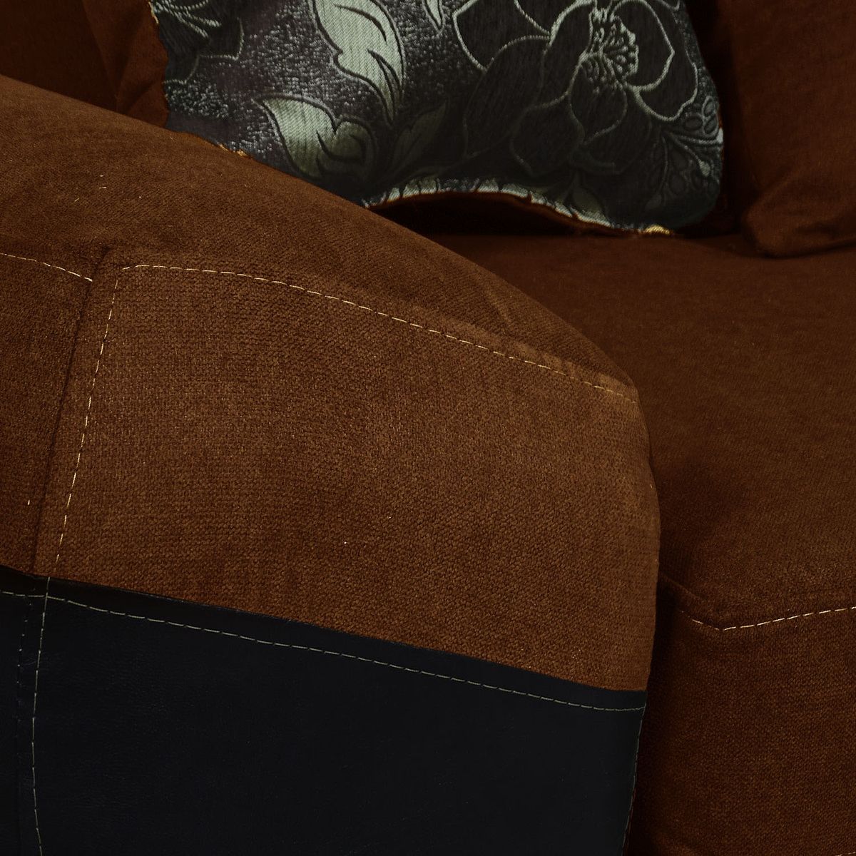 COMERCIALIZADORA ELEGANT DETAIL - Sofá Seccional Houston Tela / Pu Comercializadora Elegant Detail