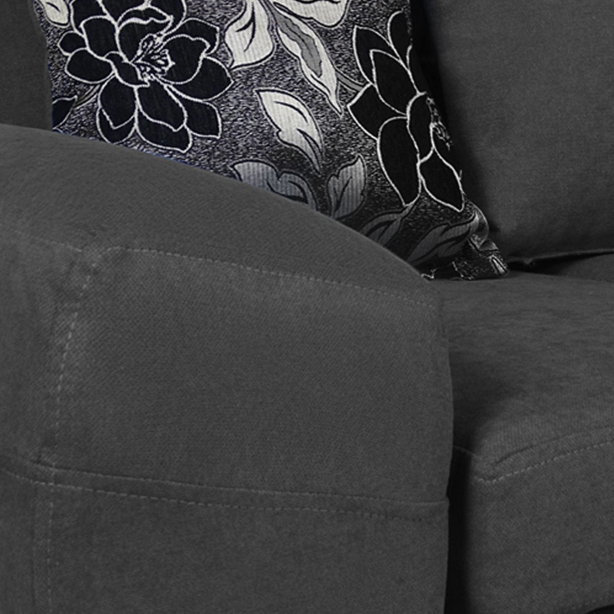 COMERCIALIZADORA ELEGANT DETAIL - Sofá Houston 3 Cuerpos Tela Comercializadora Elegant Detail