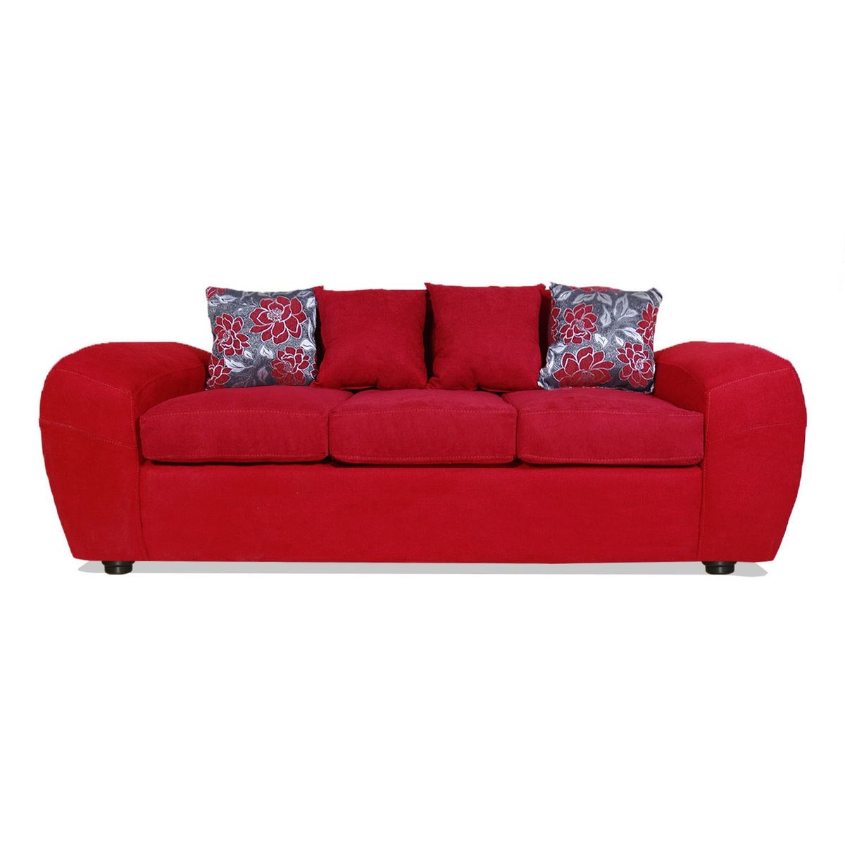 COMERCIALIZADORA ELEGANT DETAIL - Sofá Houston 3 Cuerpos Tela Comercializadora Elegant Detail