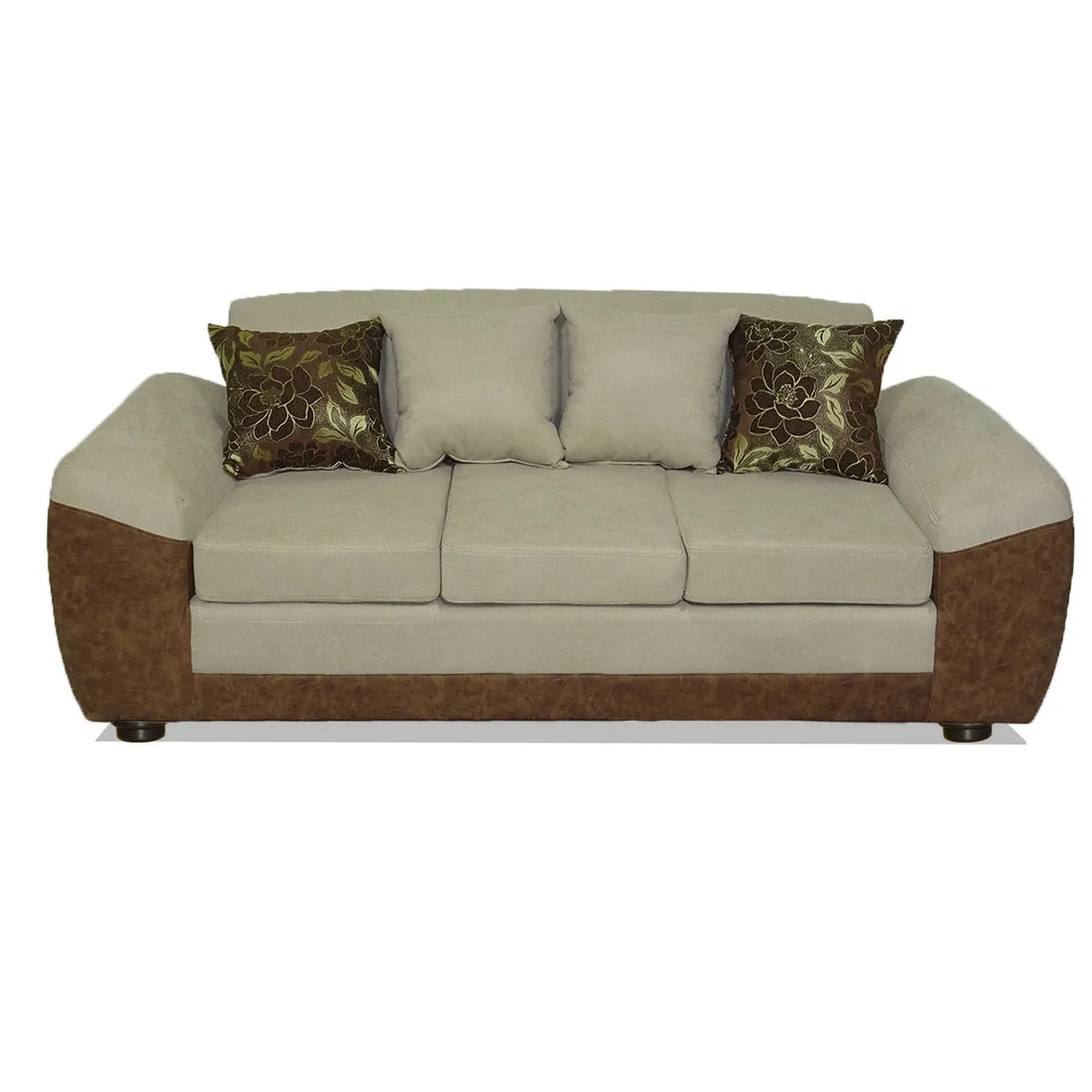 COMERCIALIZADORA ELEGANT DETAIL - Sofá Houston 3 Cuerpos Tela/ Pu Comercializadora Elegant Detail