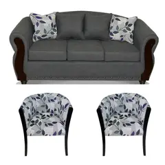 COMERCIALIZADORA ELEGANT DETAIL - Living Camsu 3+1+1 Tela